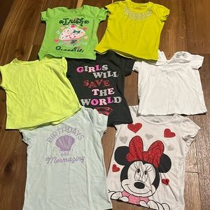 Total of 10 Girl Blouses  4T (4-5) different brands, good condition,